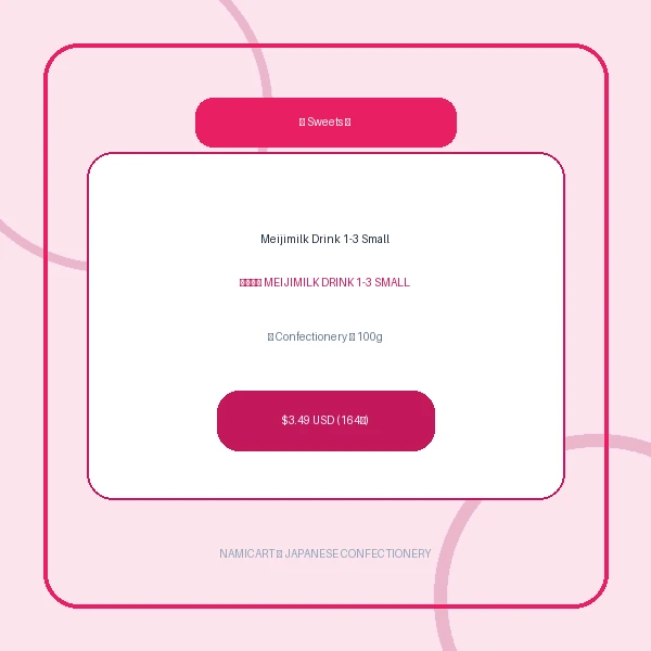 Meijimilk Drink 1-3 Small